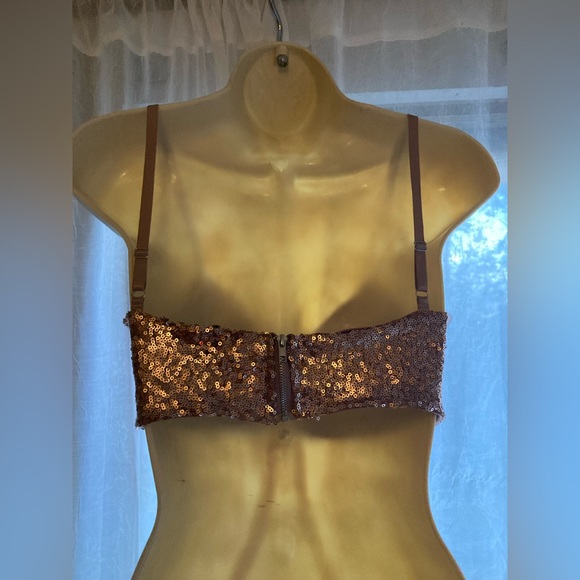 Revamped La Nuit Rose Gold Spaghetti Strap Bustier with Zipper! 3 XS, 2 S, 2 M! - Picture 12 of 13